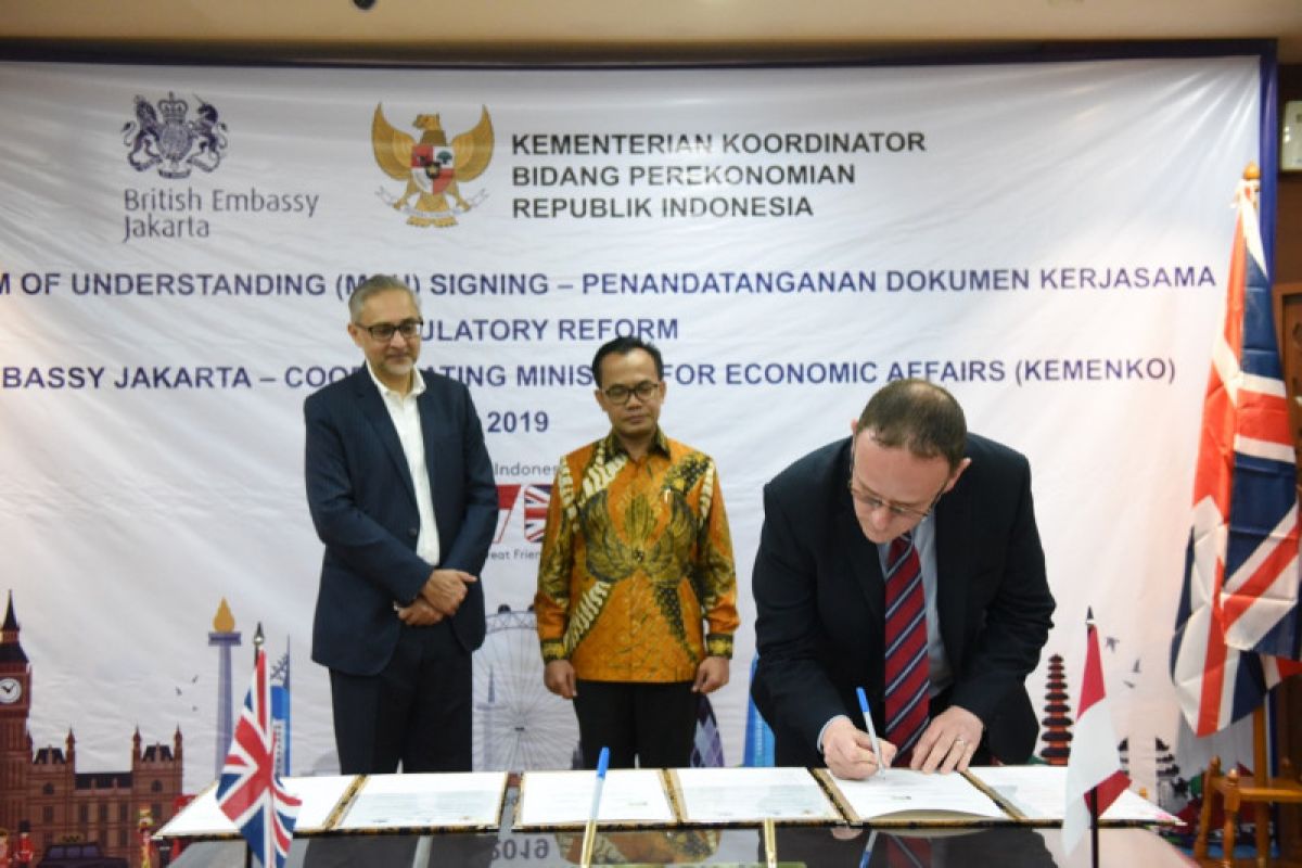 Indonesia, UK ink MoU to strengthen regulation reform