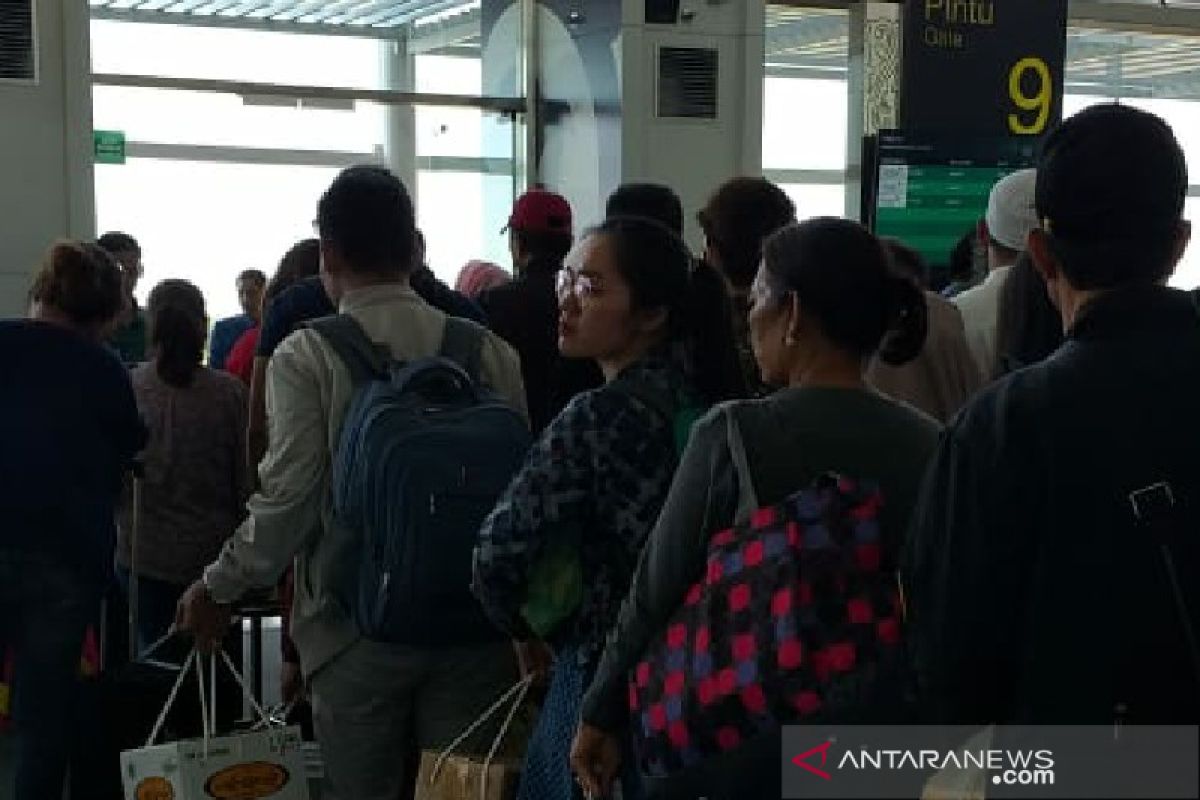 H+6 arus balik di Bandara Internasional  Kualanamu berkurang