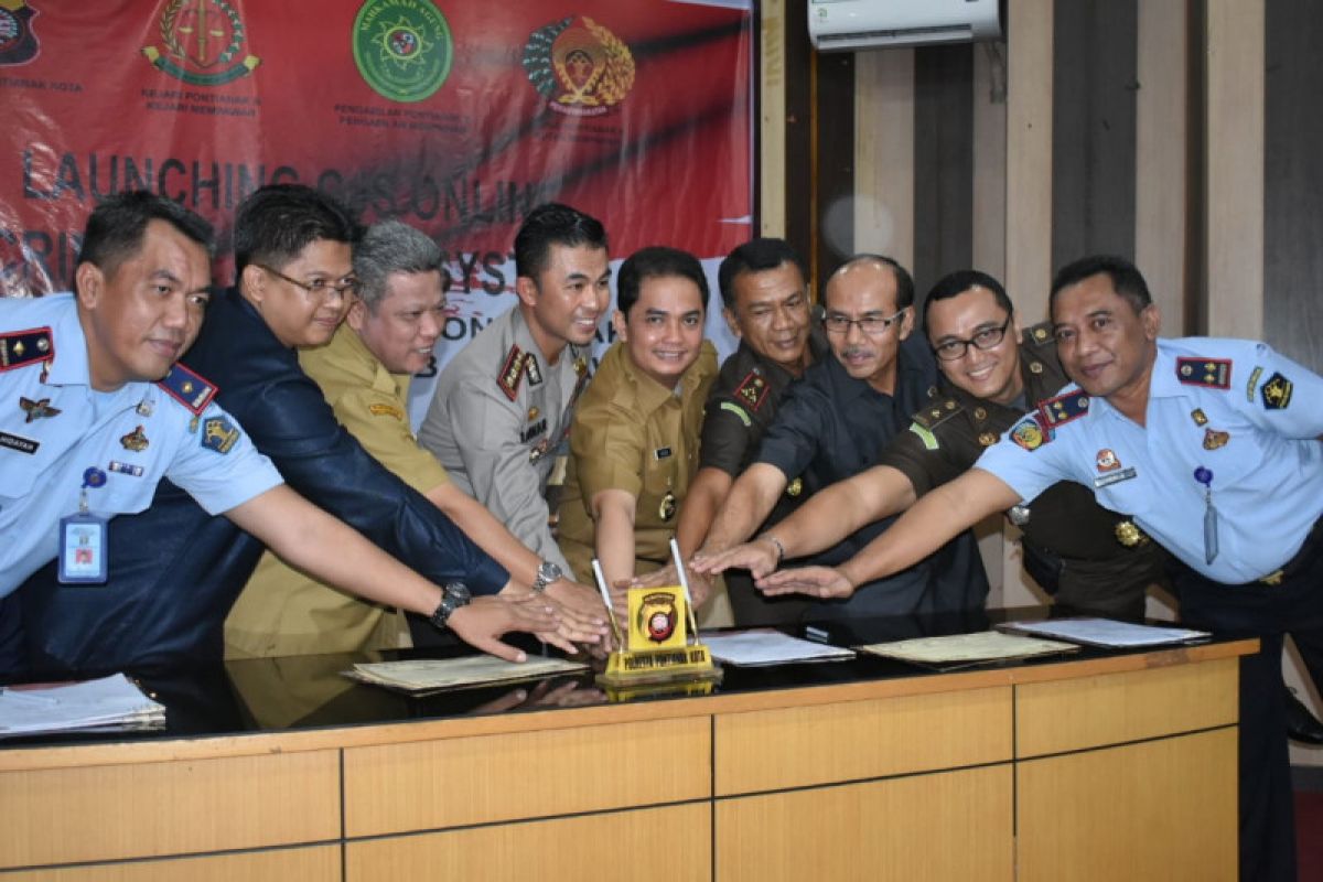 Pemkot Pontianak dukung aplikasi "Criminal Justice System"