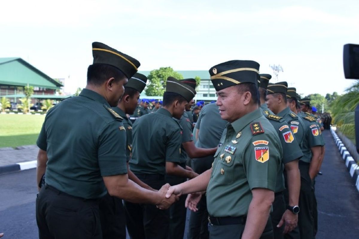 Pangdam XIII/Merdeka halalbihalal  dengan anggota