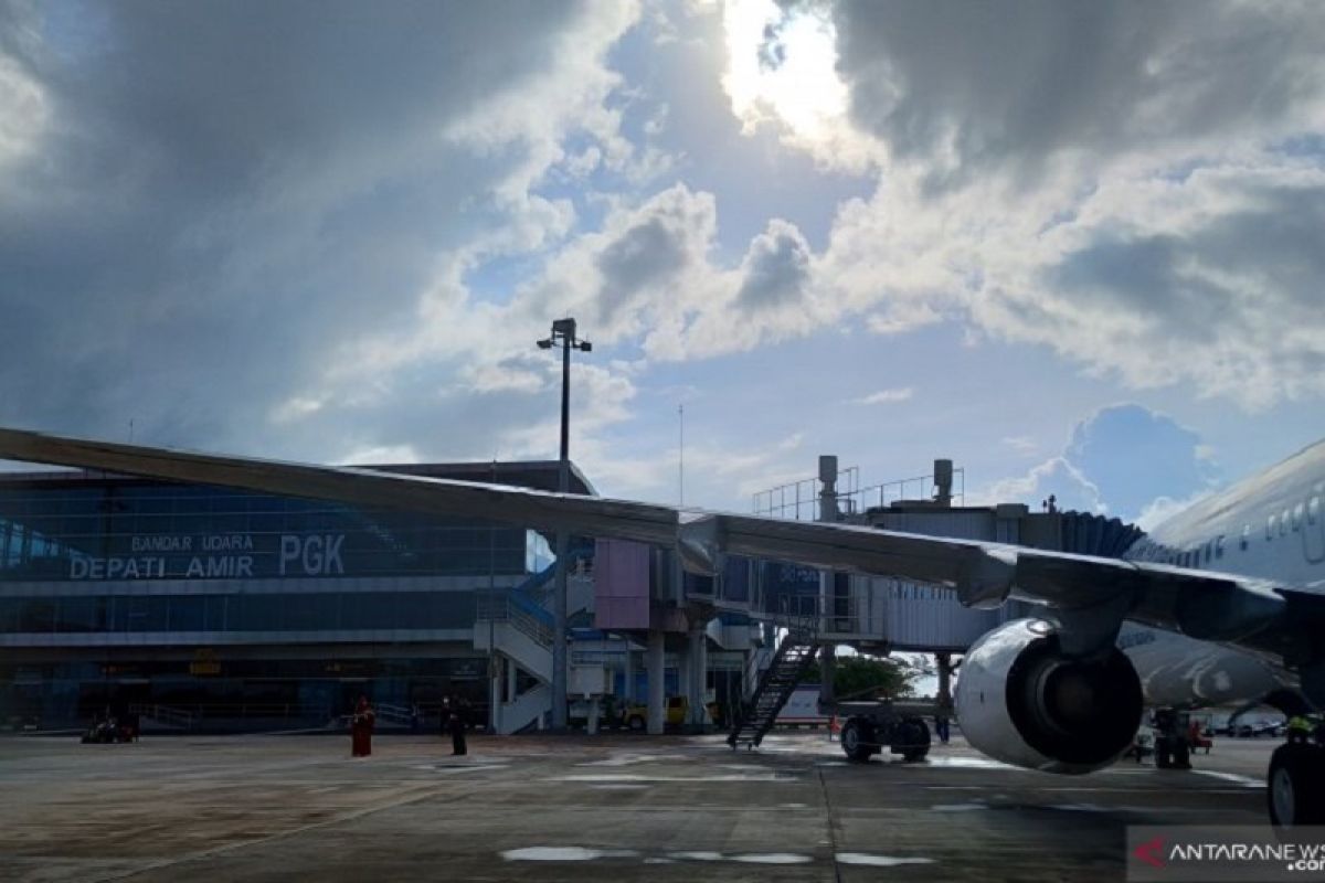 Penumpang angkutan udara di Provinsi Kepulauan Bangka Belitung naik 7,14 persen