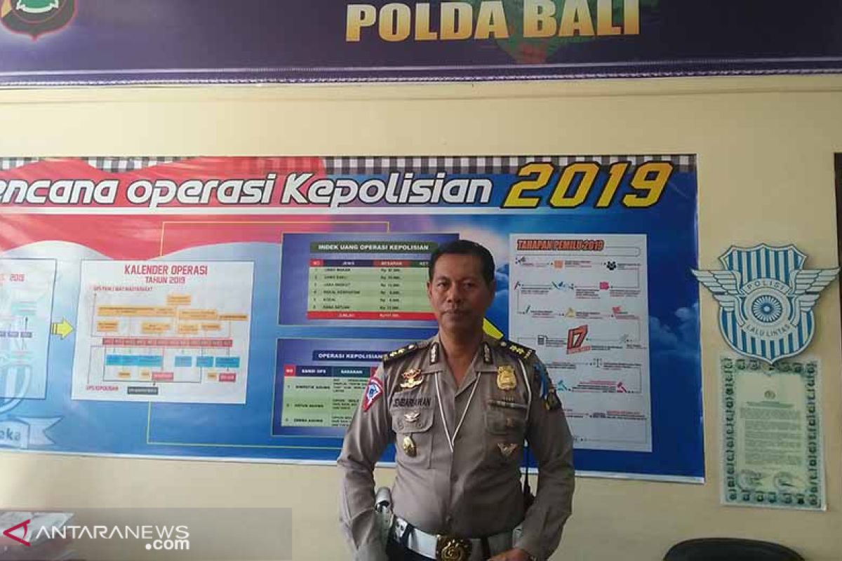 Arus mudik/balik 2019, kecelakaan lalu lintas di Bali menurun