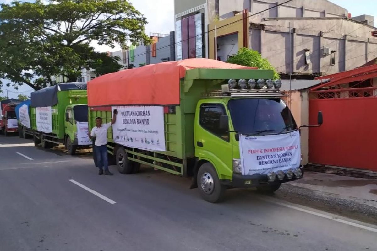 Pupuk Indonesia salurkan bantuan bagi korban banjir di Sulawesi