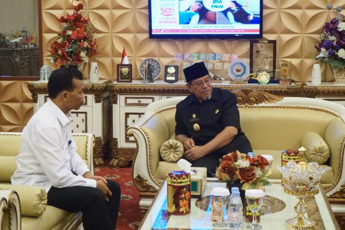 Kepala BNNP Malut temui Wali Kota Tikep bahas narkoba