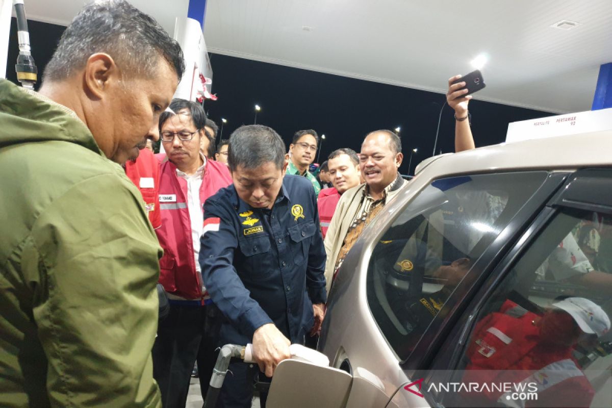 Jonan apresiasi layanan Pertamina di jalur tol