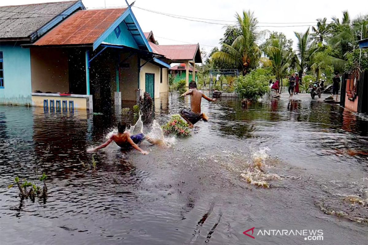 Banjir rendam dua kelurahan dan satu desa di Kecamatan Kumai