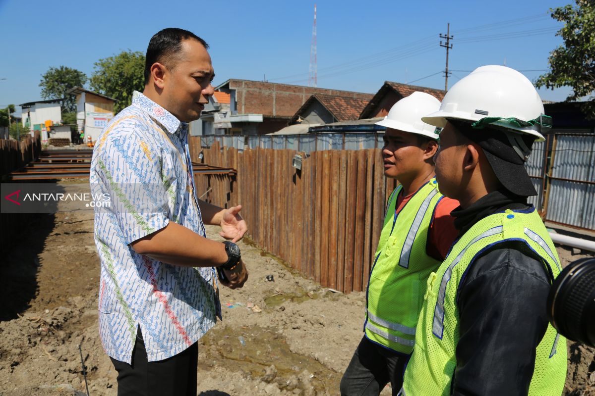 Pemasangan box culvert Manukan-Sememi Surabaya ditarget selesai akhir 2019