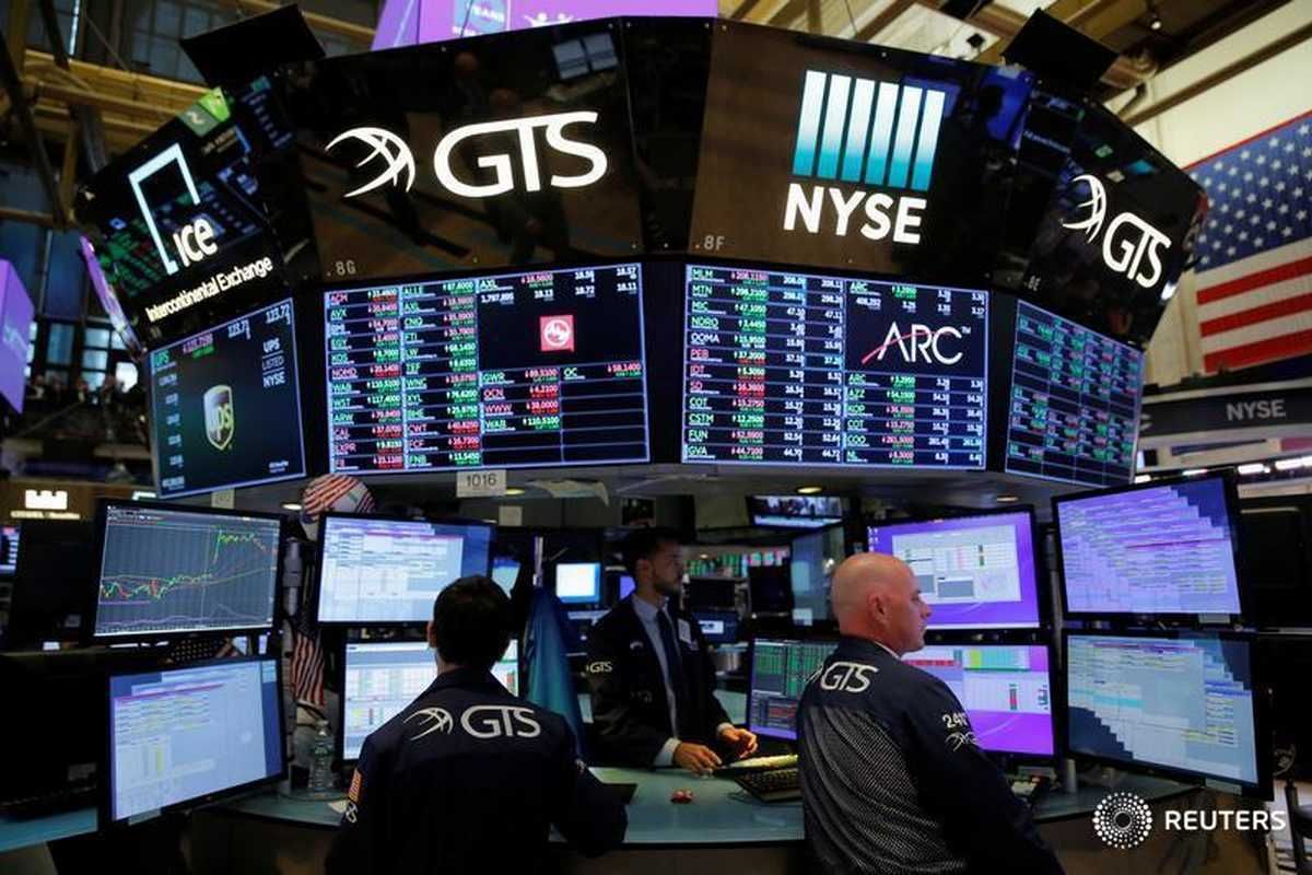 Wall Street Rabu pagi naik ditopang musim laporan laba yang kuat