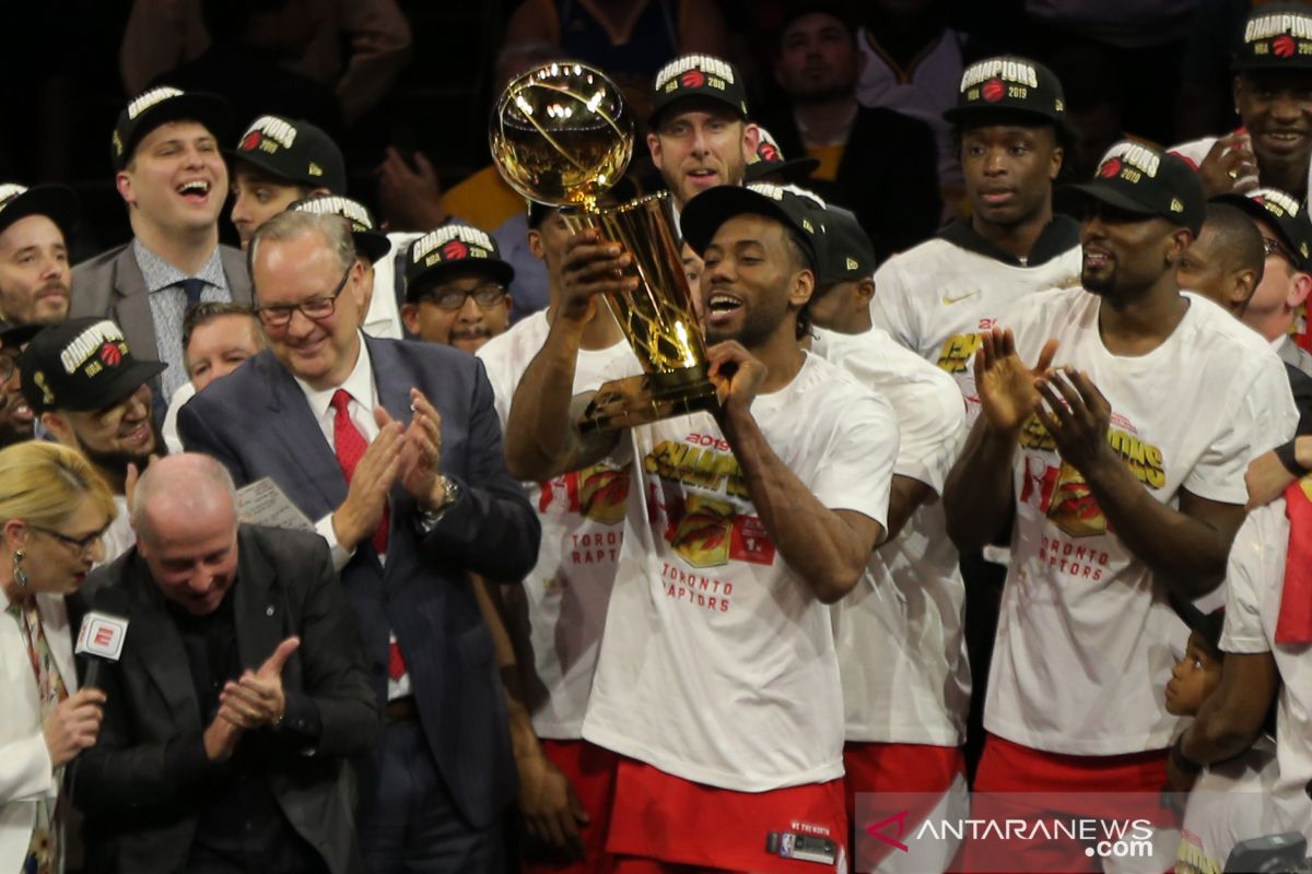 Pecundangi juara bertahan Warriors, Raptors rajai NBA 2019