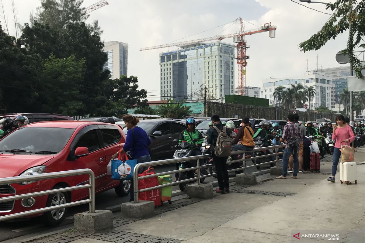 Jalan Medan Merdeka Timur terimbas penutupan jalan jelang sidang MK