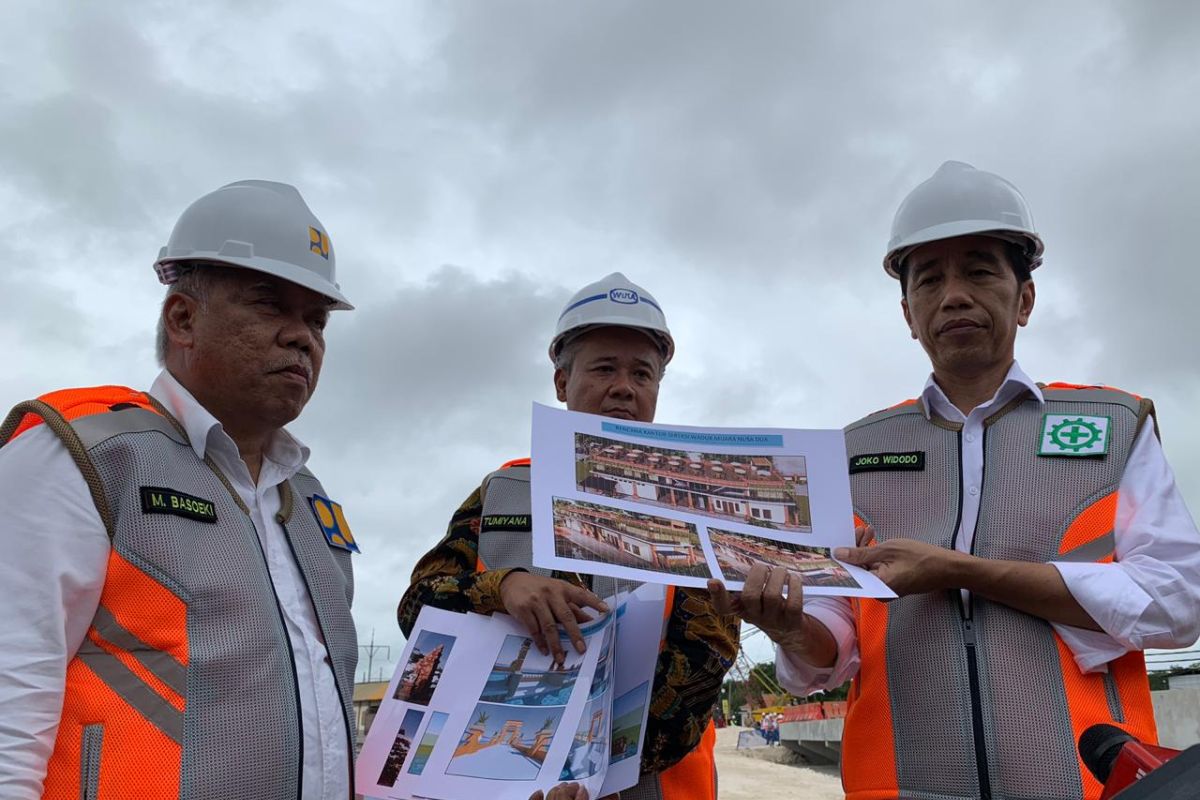 Presiden Jokowi janjikan waduk muara pertama di Indonesia beroperasi 2019