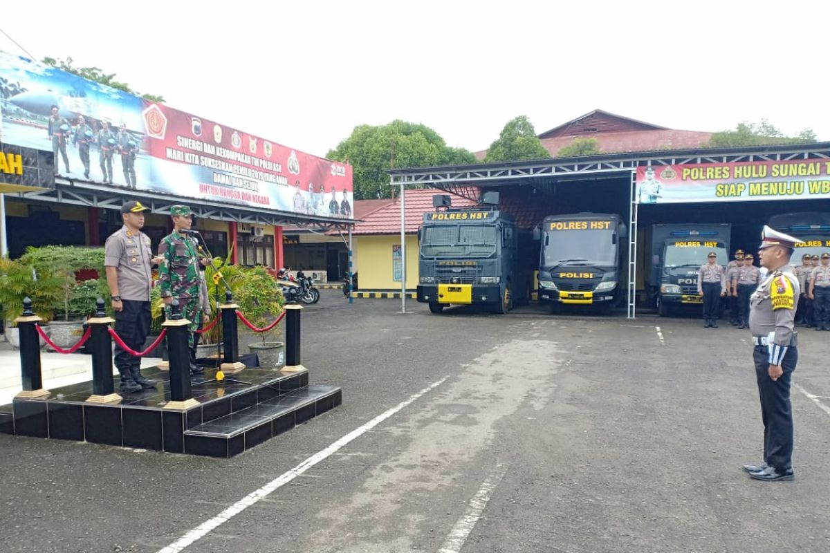 Polres HST gelar Apel Konsolidasi Operasi Ketupat Intan