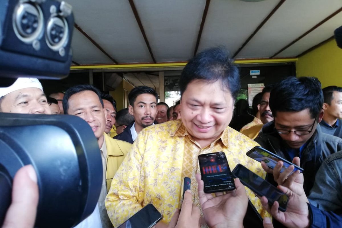 Airlangga siap  kembali jadi Ketum Golkar