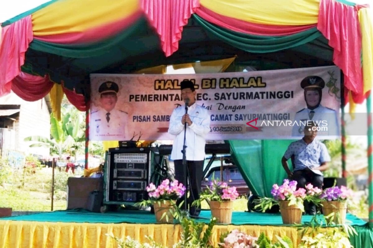 Ditangan Camat yang baru, Bupati Tapsel tekankan Sayur Matinggi terus maju