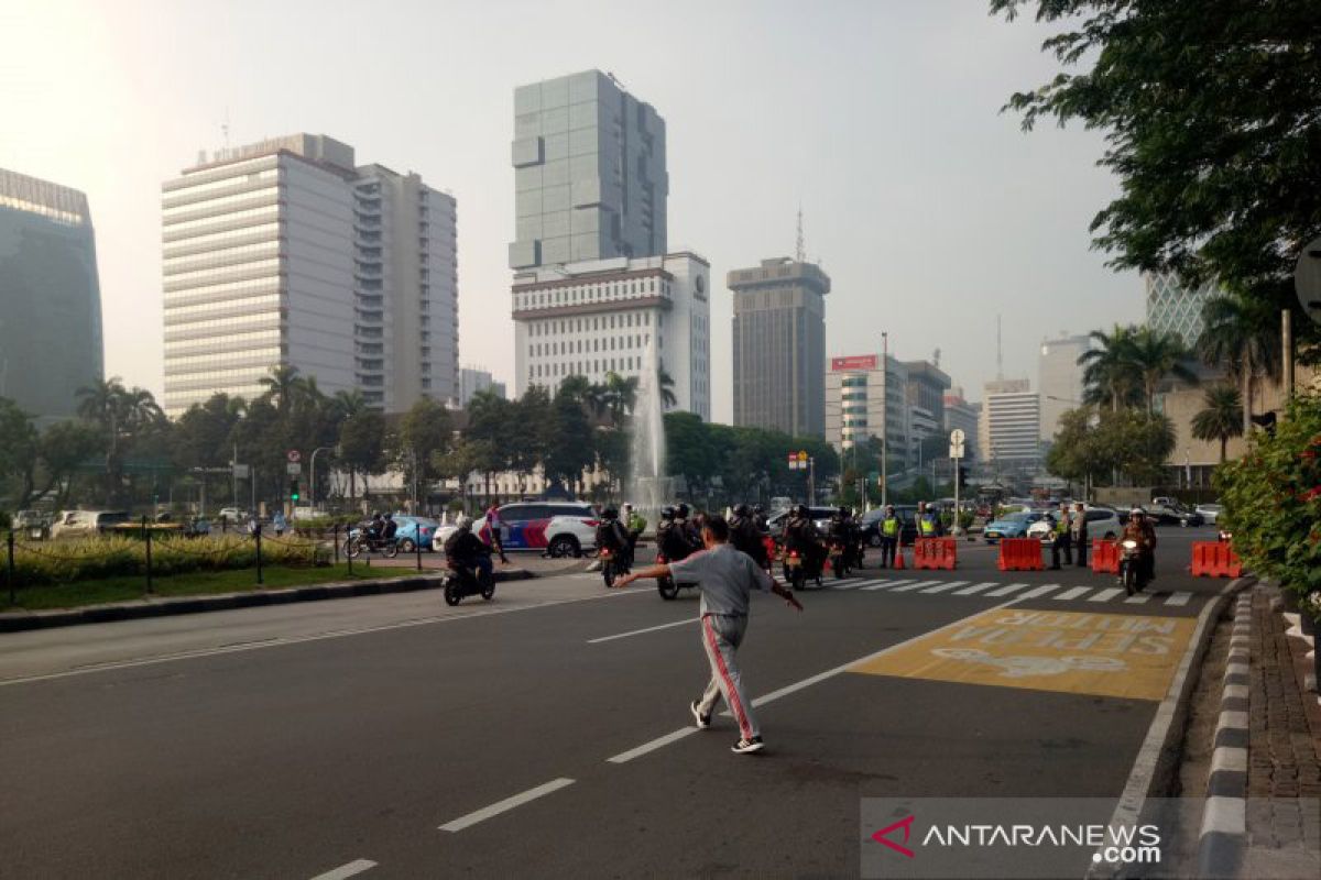 Jalan Medan Merdeka Barat steril jelang sidang PHPU