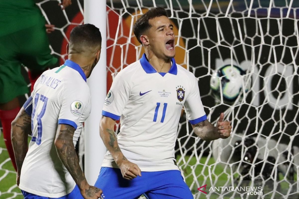 Brazil menangi laga pembuka setelah tundukkan Bolivia 3-0