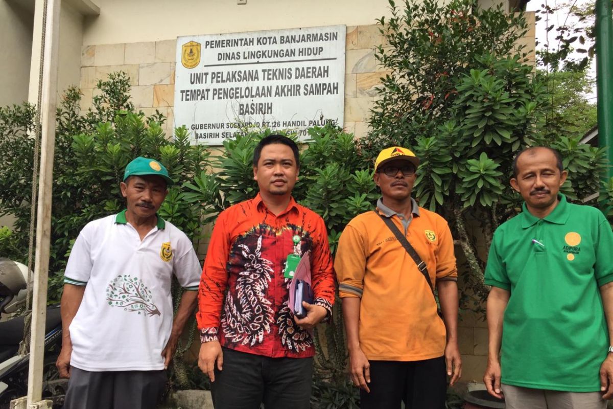 TPA Batu Merah pelajari penanganan sampah Banjarmasin