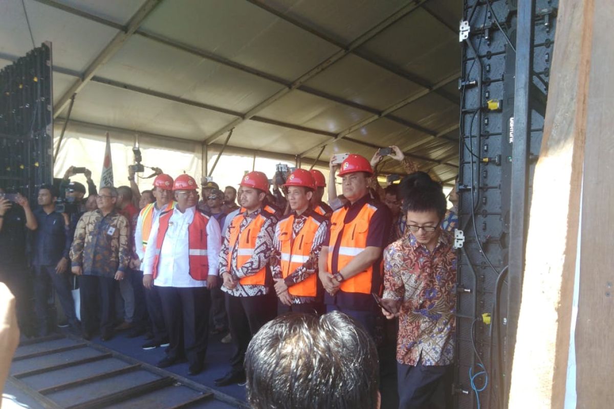 Wamen ESDM resmikan peletakan batu pertama Pembangunan Smelter PT. Ceria