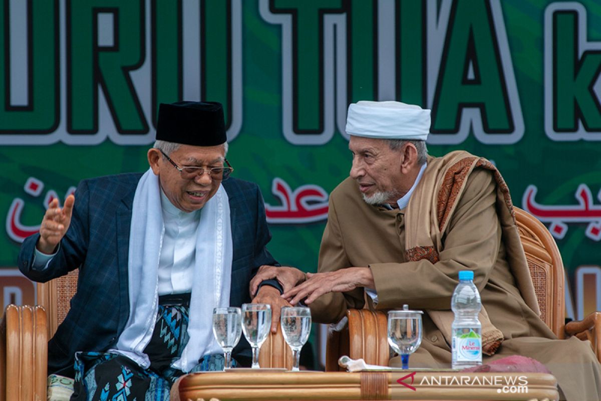 Ma'ruf Amin hadiri haul 51 tahun Pendiri Alkhairaat di Palu