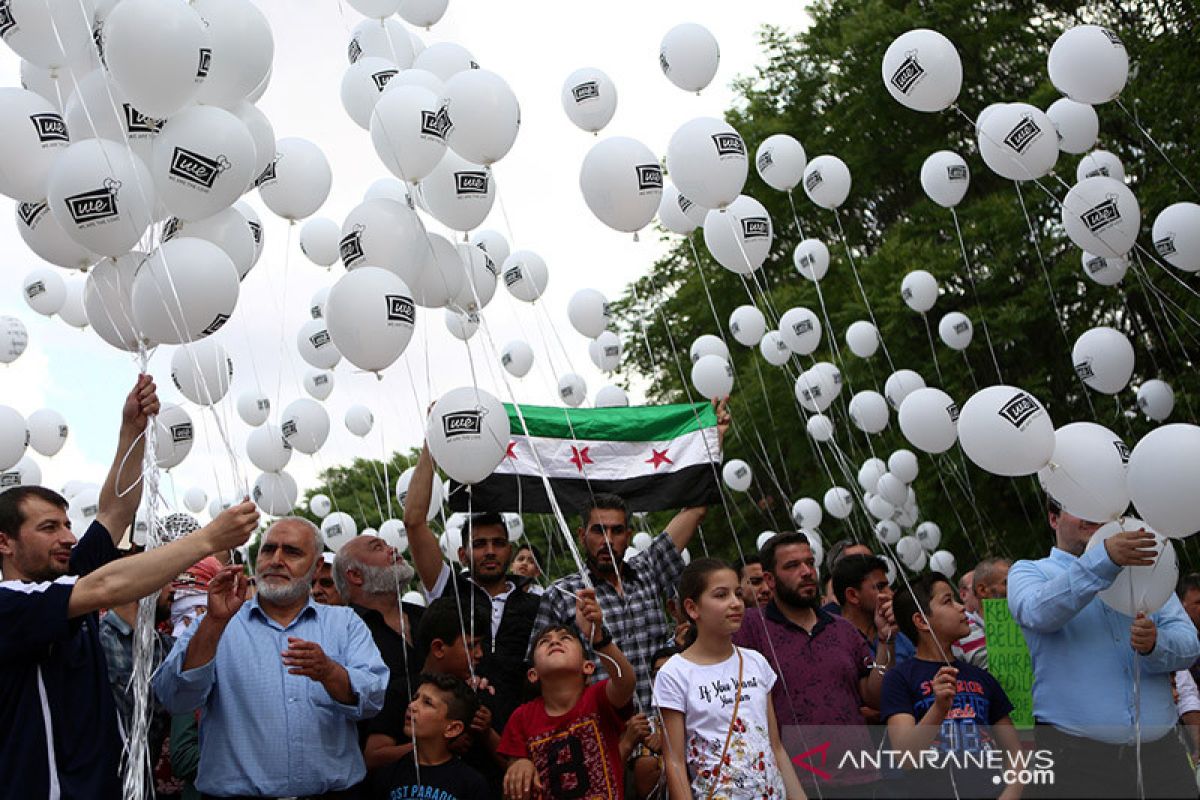 Serangan udara di Idlib Suriah tewaskan 18 orang