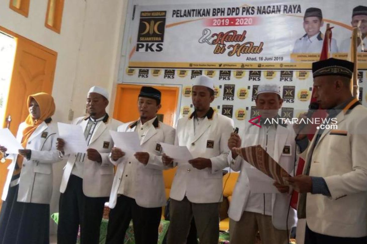 PKS Aceh ganti pengurus baru di Nagan Raya