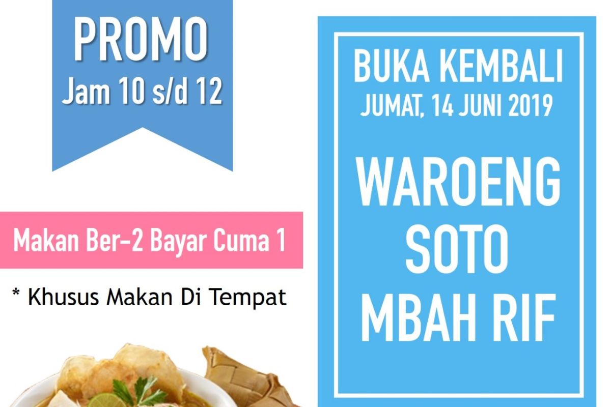 ACT Lampung gandeng warung soto galang donasi