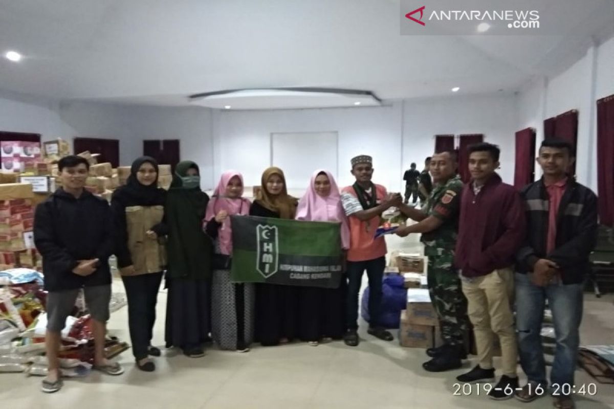 HMI Komisariat UMK bantu korban banjir di Sultra