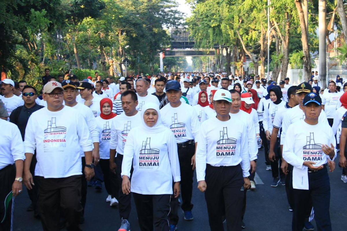 Polda Kaltim gelar jalan santai peringati HUT Bhayangkara