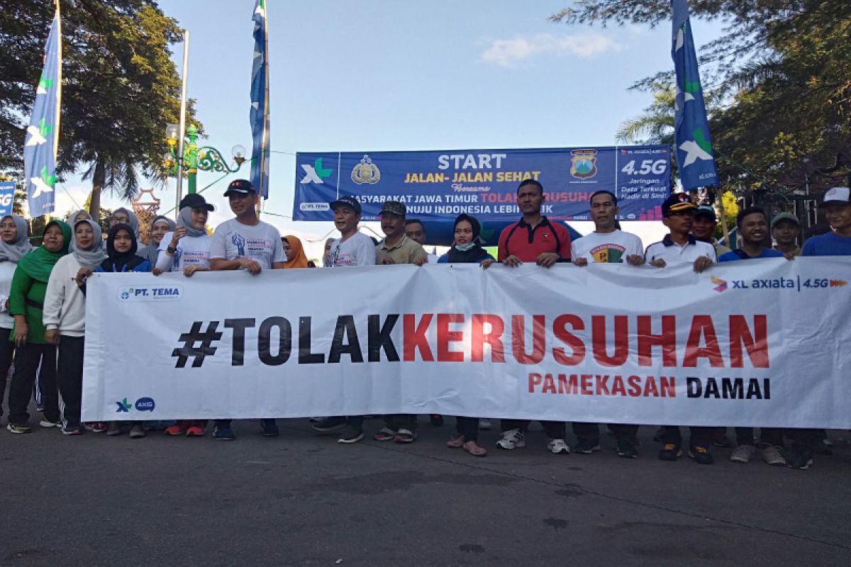 Warga Pamekasan deklarasi tolak kerusuhan