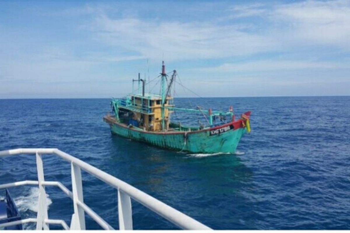 PSDKP Aceh tangkap kapal ikan berbendera Malaysia