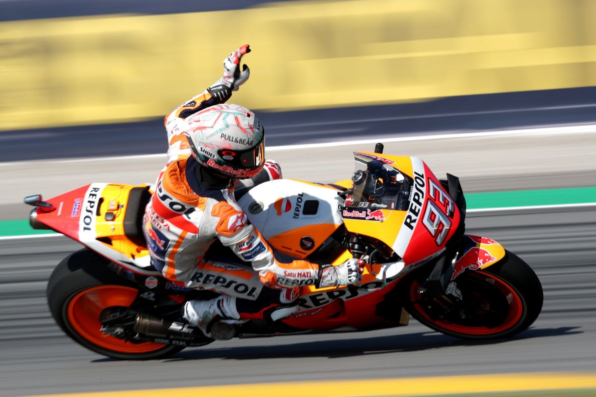 Marc Marquez juara di GP Catalunya