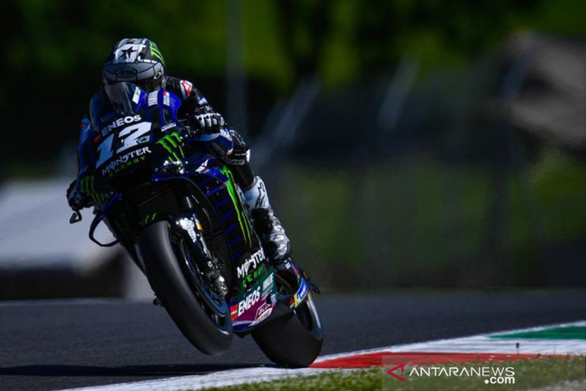 Vinales tercepat di sesi tes resmi Barcelona