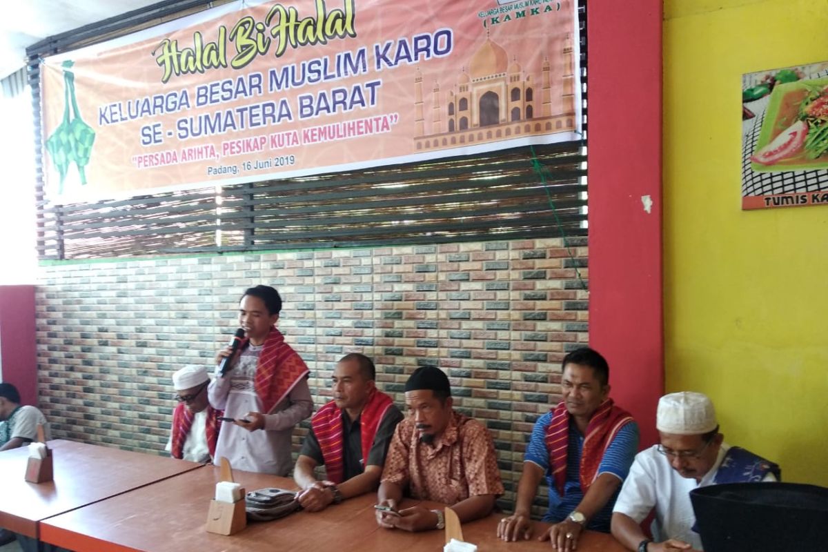 Keluarga besar muslim Karo di Sumbar gelar halal bi halal