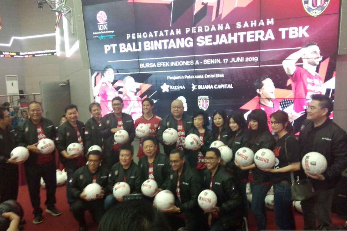 Bali United resmi masuk BEI