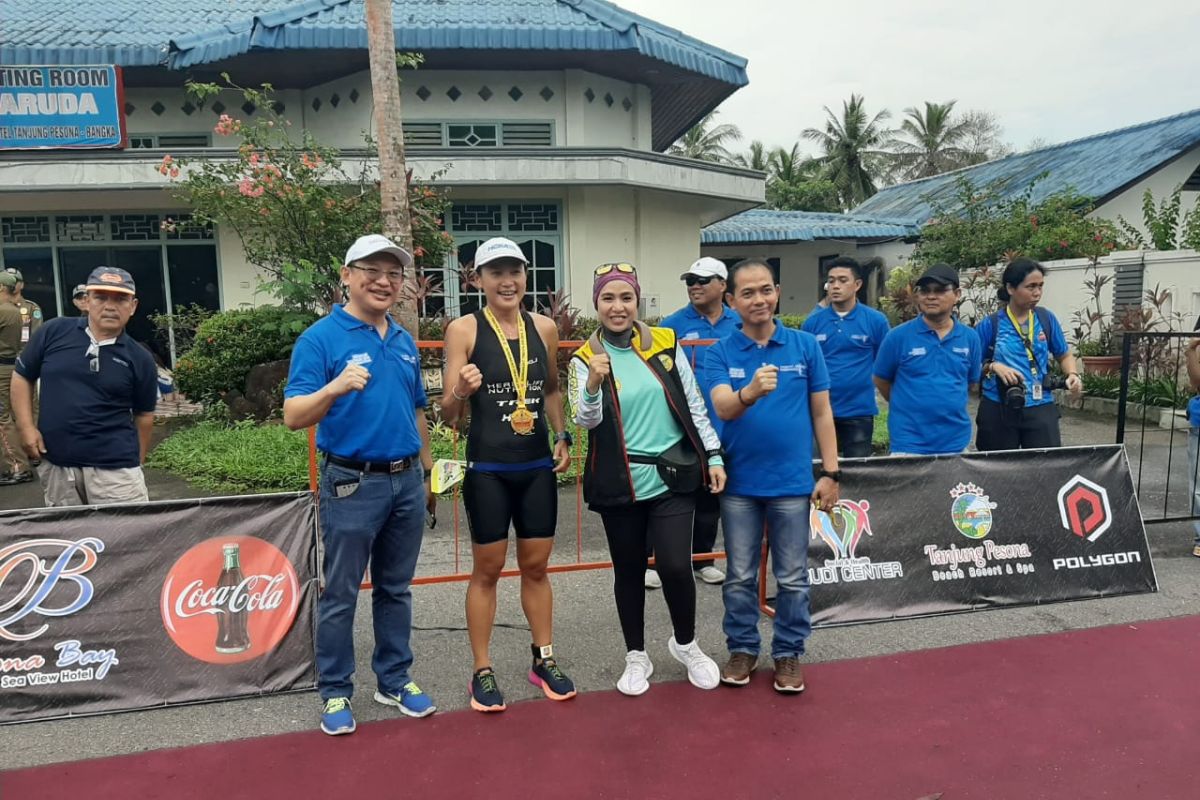 Bupati Bangka evaluasi kegiatan Sungailiat Triathlon