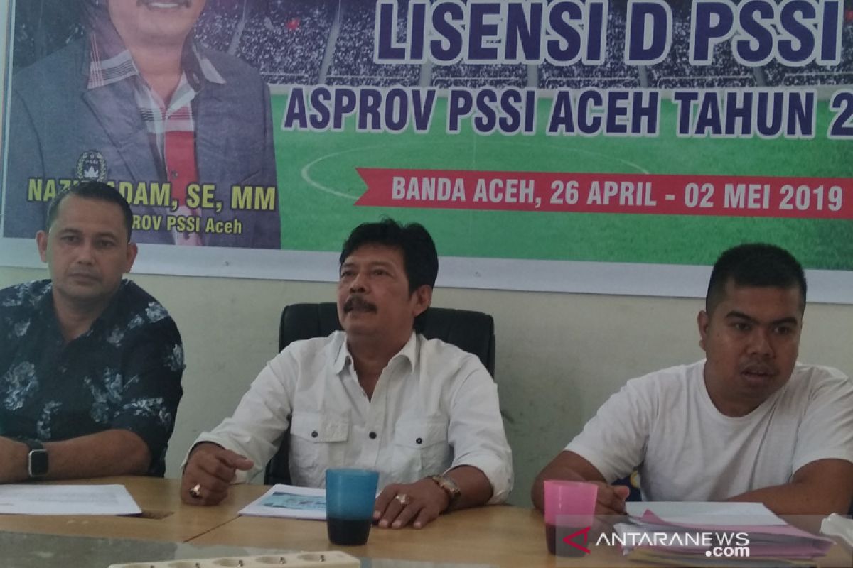 PSSI Aceh buka pendaftaran kursus pelatih lisensi  D