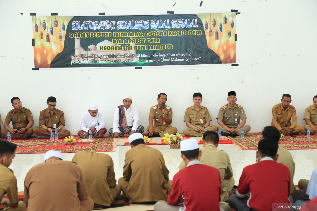 Bupati hadiri hahal bihalal di Kecamatan Bumi Makmur