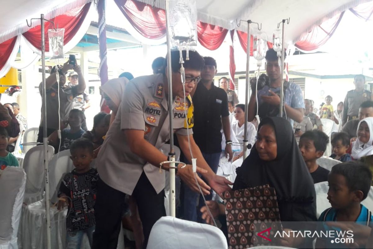 20 pasien ikut operasi bibir sumbing gratis Polda Maluku