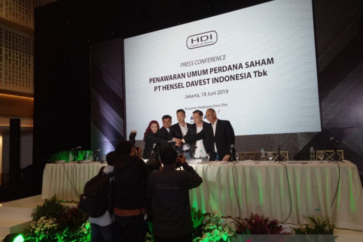 Hensel Davest Indonesia ingin mengembangkan bisnis dari hasil IPO