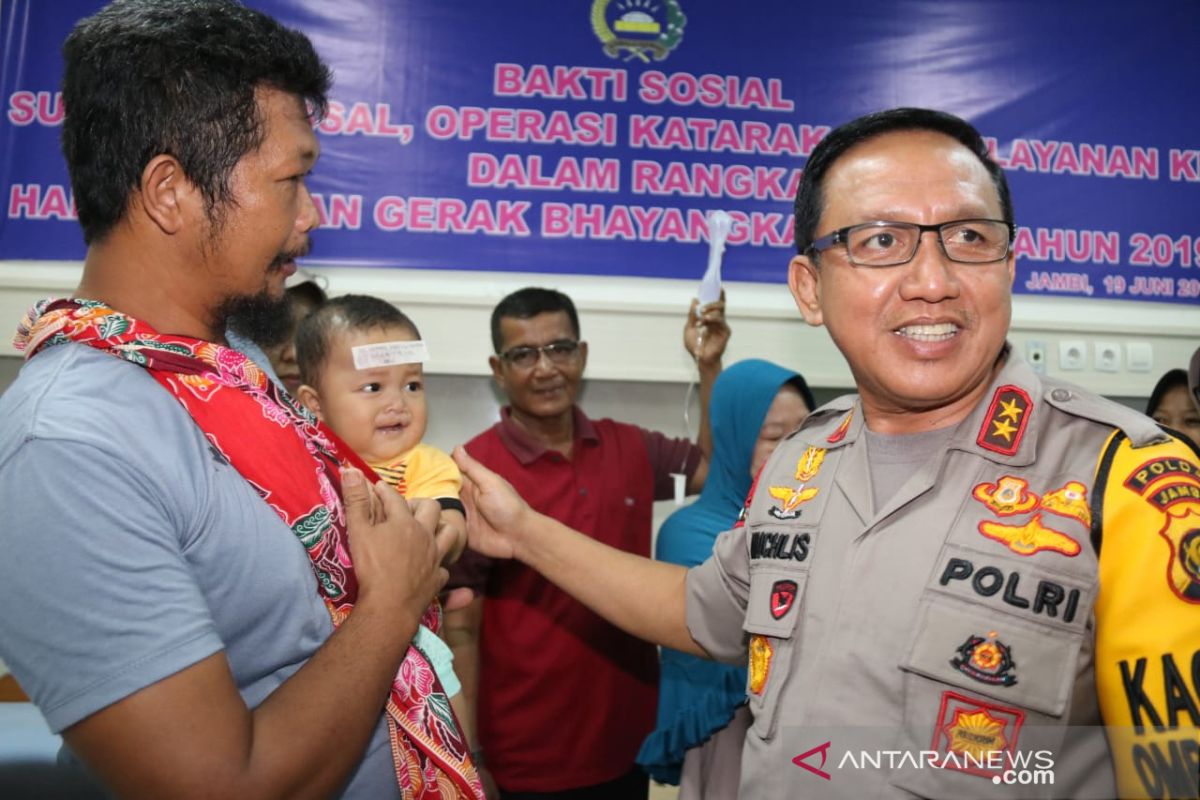 Puluhan pasien jalani operasi bibir sumbing gratis di RS Bhayangkara