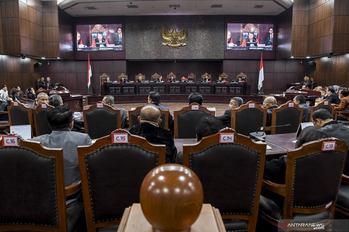 MK adakan sidang keterangan saksi dalam sengketa Pilpres 2019