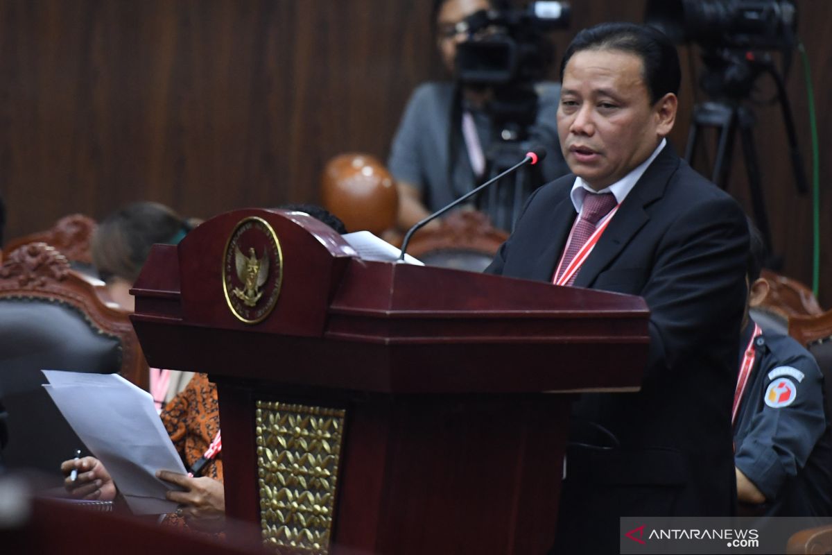 Sidang MK, KPU, Bawaslu, dan Tim Jokowi-Ma'ruf bantah dalil Prabowo-Sandi