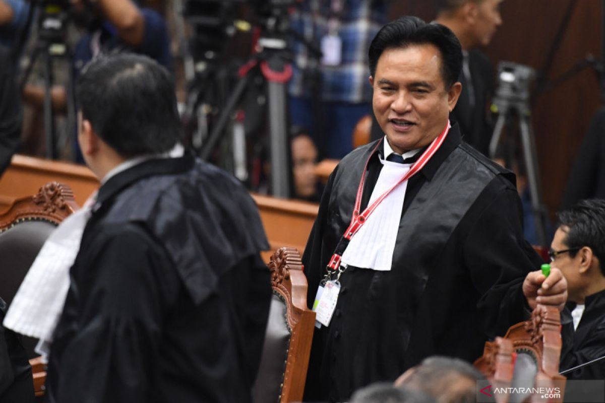 Sidang MK, Yusril seperti KPU hanya akan hadirkan ahli