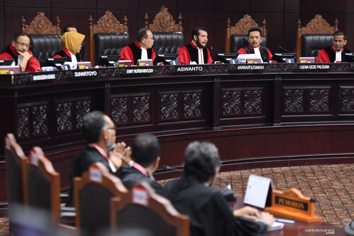 Sidang MK, KPU tolak perbaikan permohonan Prabowo-Sandi