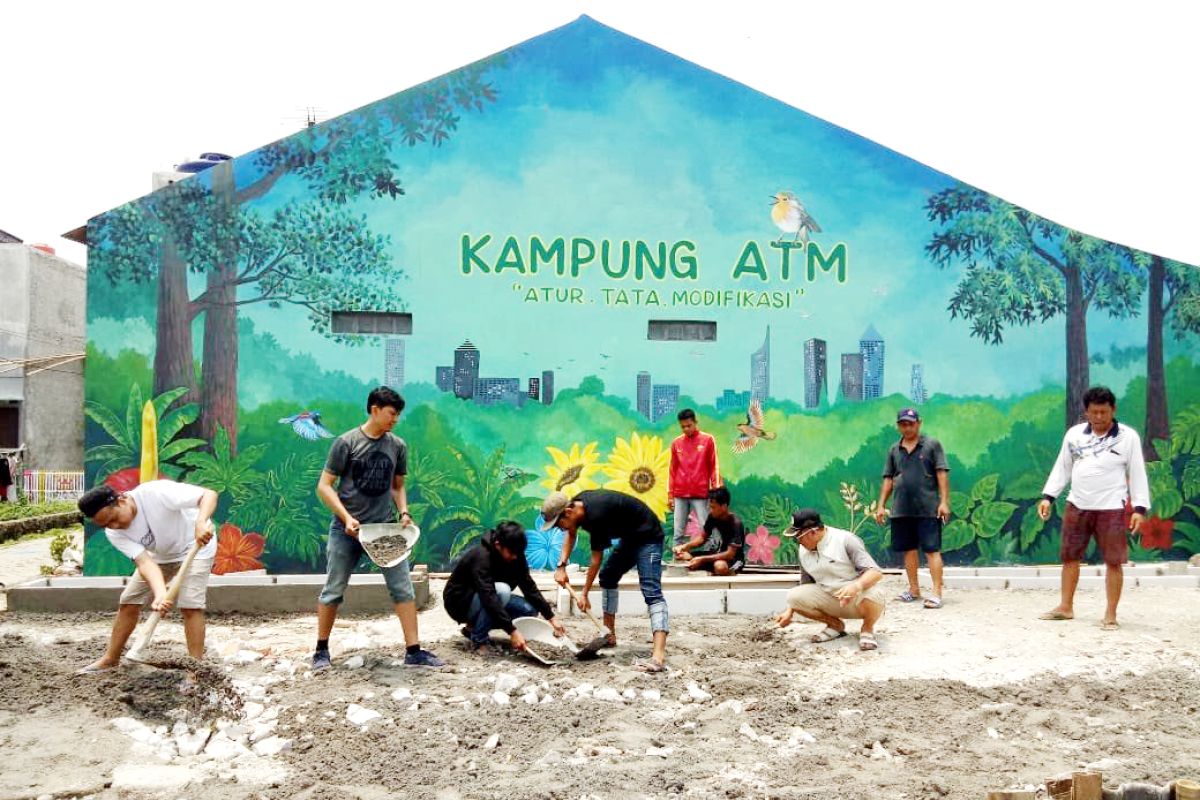 Kampung ATM Cipondoh dilengkapi home industri konveksi