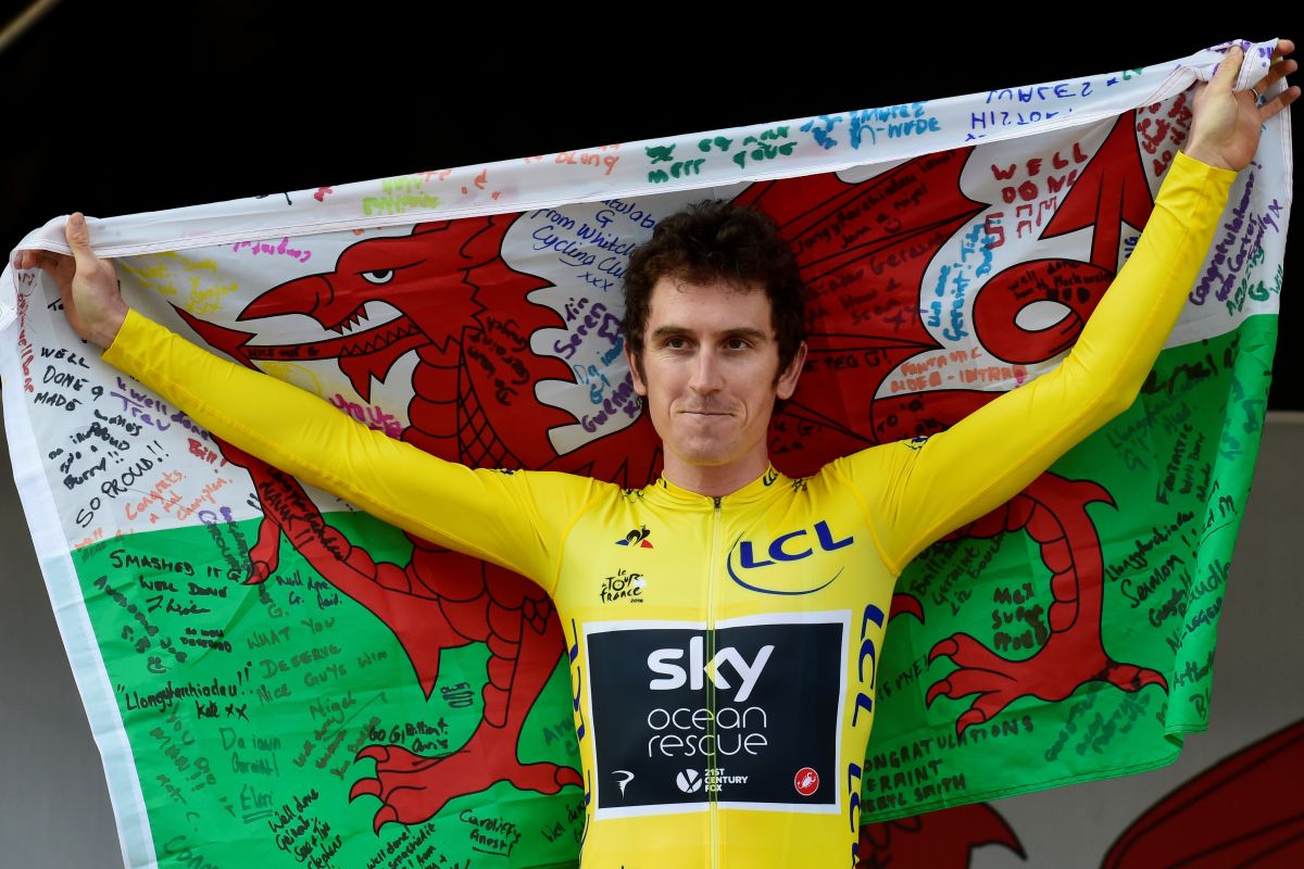 Juara Tour de France Geraint ambruk di balapan Swiss