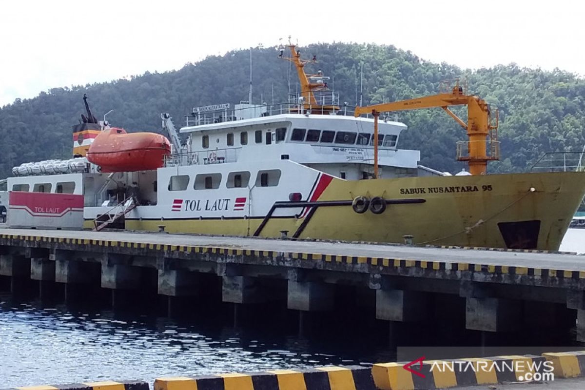 Kapal tol laut masuk lagi ke Pelabuhan Tahuna akhir Juni