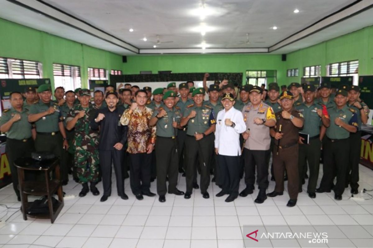 Danrem 101 Antasari buka Latihan Posko-I Kodim Kandangan