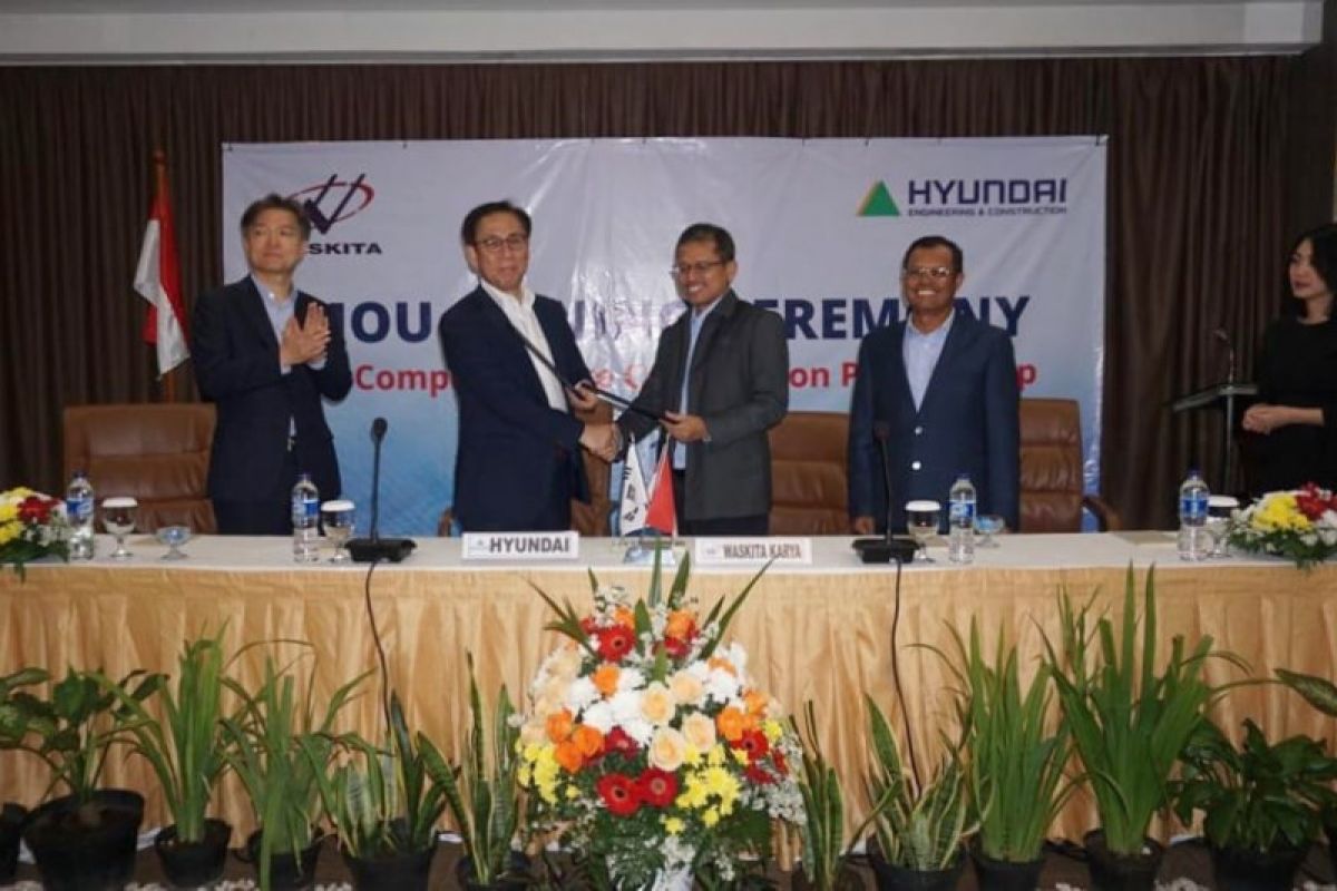 Perusahaan Korea Hyundai dan Waskita Karya segera garap bisnis konstruksi di Indonesia