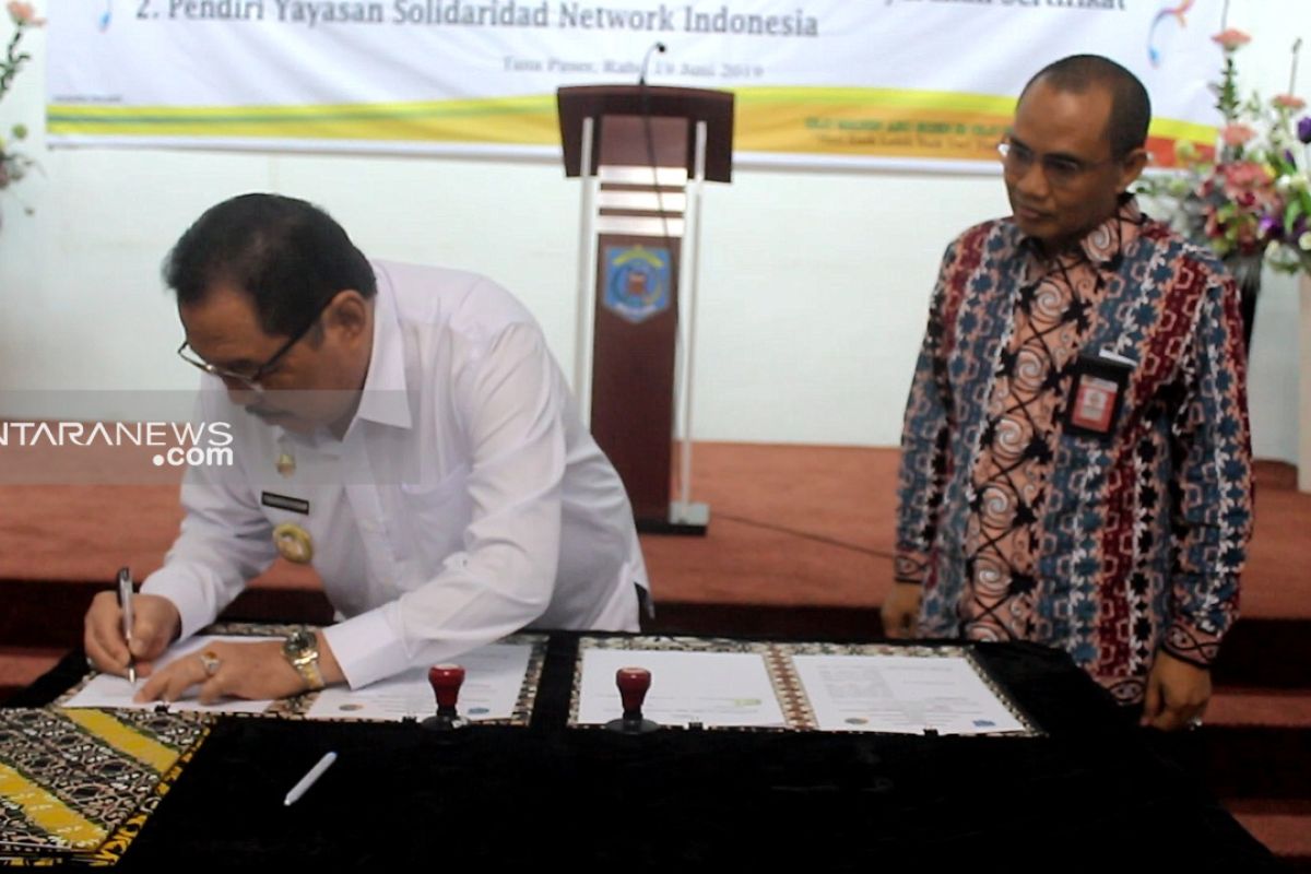 Pemda Paser  dan BPN lakukan penandatanganan MoU